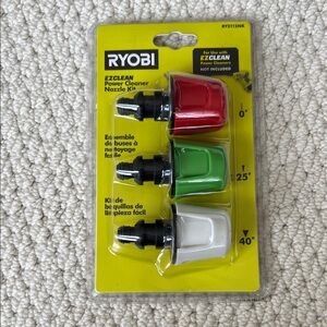 NIB Ryobi EZ Clean power cleaner nozzle kit